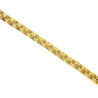 9K Yellow Gold Triple Ring Bracelet