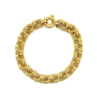 9K Yellow Gold Triple Ring Bracelet