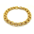 9K Yellow Gold Triple Ring Bracelet