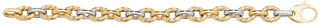 9ct Yellow and White Gold Bracelet