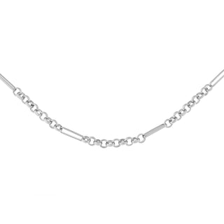 Sterling Silver Figaro Style Bracelet