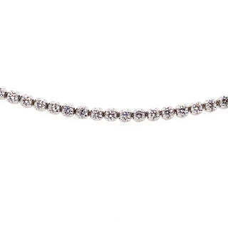18ct White Gold Diamond Set Tennis Bracelet