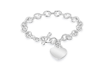 Sterling Silver T Bar Bracelet