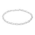 Sterling Silver Rectangular Blecher Bracelet 8"