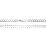 Sterling Silver Curb Chain Bracelet 8"