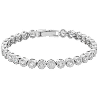 Sterling Silver Cubic Zirconia Tennis Bracelet