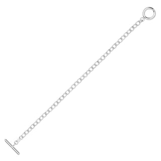 Sterling Silver T-bar Bracelet 7.5"