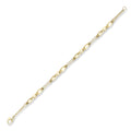 9K Yellow Gold Fancy Bracelet 7"