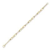 9K Yellow Gold Fancy Bracelet 7"