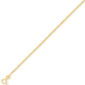 9K Yellow Gold Belcher Bracelet 7"