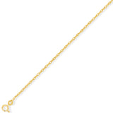 9K Yellow Gold Belcher Bracelet 7"