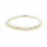 9K White Gold Pearl Bracelet  /7’’