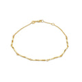 9K Yellow Gold 1.5mm Trace Diamond Cut Bracelet