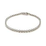9K White Gold 0.25ct Diamond Tennis Bracelet