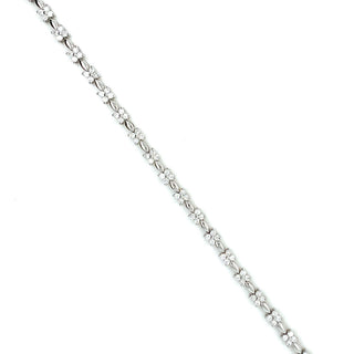9K White Gold Diamond Bracelet