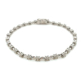 9K White Gold Diamond Bracelet