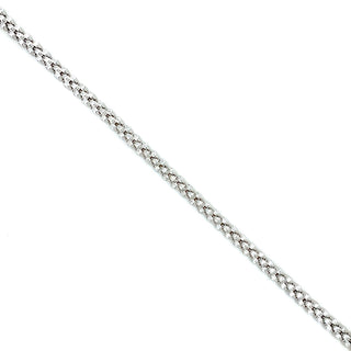 9K White Gold Interlinking Diamond Bracelet