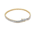 9K Yellow Gold Lab Grown Diamond Bracelet