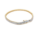 9K Yellow Gold Lab Grown Diamond Bracelet