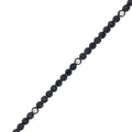 9K Black Rhodium Plated Black Diamond Tennis Bracelet