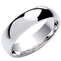 6mm Premium Traditional Court 18ct White