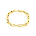 9K Yellow Gold Curb Link Bracelet /7.5