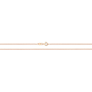 9K Rose Gold Wheat Style Chain 24''