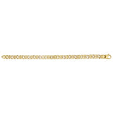 9ct Yellow Gold Byzantine Chain 22''