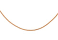 9K Rose Gold 1.8mm Curb Chain 20"