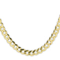 9ct Yellow Gold Curb Style Chain 16''