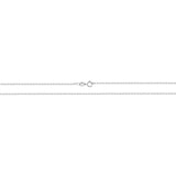 9K White Gold 20" Rolo Chain