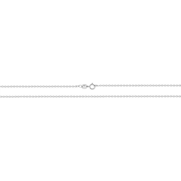 9K White Gold 20" Rolo Chain