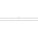 9ct White Gold Singapore Chain 22"