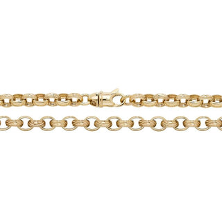 9K Yellow Gold Belcher Chain 22"