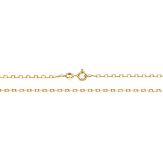 9K Yellow Gold Diamond Cut Belcher Chain 24"