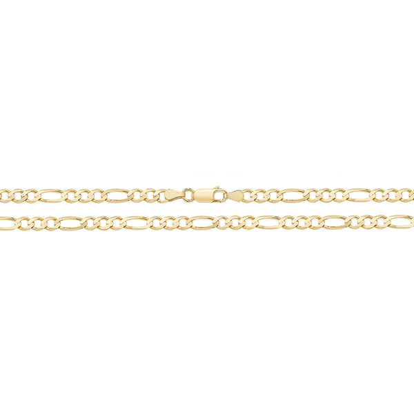 9K Yellow Gold Figaro Chain 16"
