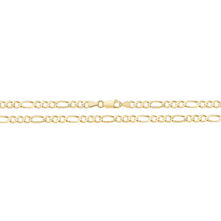9K Yellow Gold Figaro Chain 20"