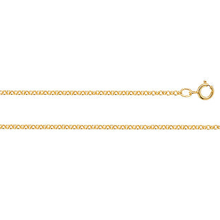 9K Yellow Gold Belcher Chain 22"