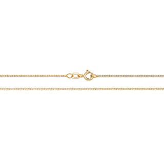 9K Yellow Gold Box Chain 22"