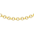 9K Yellow Gold 100 Round Belcher Chain /16’’