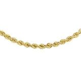 9K Yellow Gold 120 Rope Chain /28"