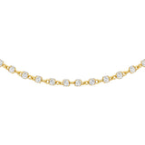 9K 2-Colour Gold Diamond Cut Cube Chain /20’’