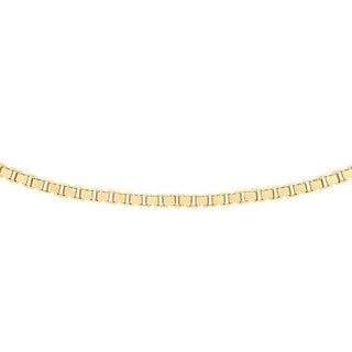 9K Yellow Gold 9 Venetian Box Chain /18’’
