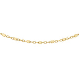 9K Yellow Gold Cube Link Trace Chain /16’’