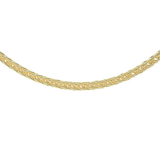 9K Yellow Gold 3mm Spiga Chain /18’’