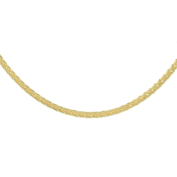9K Yellow Gold 3mm Spiga Chain /22’’
