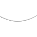18K White Gold Round Snake Chain /18’’