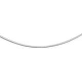 18K White Gold Round Snake Chain /18’’