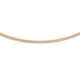 9K Rose Gold 30 Diamond Cut Curb Chain /18’’