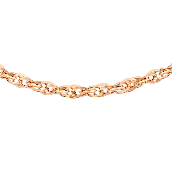 9K Rose Gold 40 'Prince Of Wales' Chain /20"